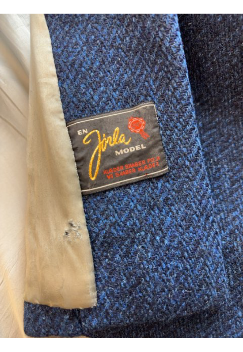 Harris Tweed uldfrakke